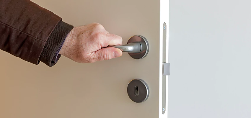 Restroom Locks Privacy Bolt Installation in Peoria, Illinois